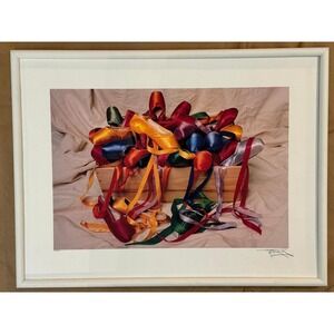 Harvey Edwards – "Satin Rainbows" Signed Lithograph #159/3000 w/ COA Framed 1994
